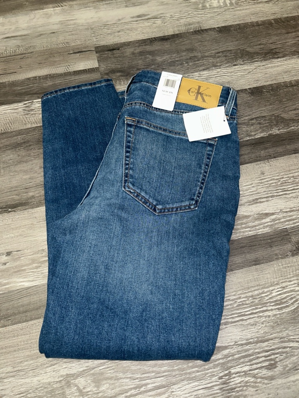 Calvin Klein Women's High-Rise Skinny Ankle Jeans - Medium Blue